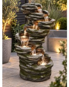 Seven Fall Slate Water Feature
