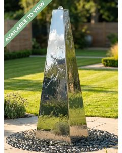 Tissino Steel 1.5m Pyramid Water Feature