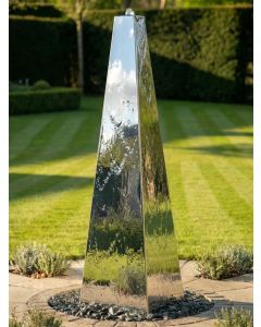 Tissino Steel 1.8m Pyramid Water Feature