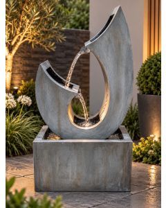 Trento Zinc Metal Water Feature