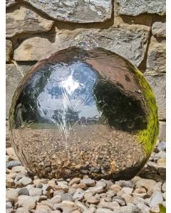 Ankara 40cm Steel Sphere Water Feature