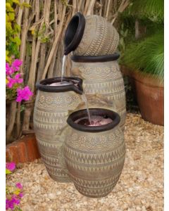 Mediterranean Pouring Bowls Water Feature