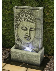 Light Grey Buddha Wall Water Feature