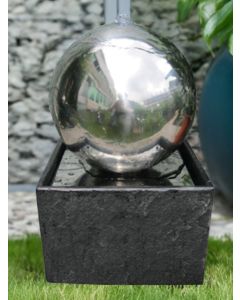 Adelaide Stainless Steel Sphere Water Feature