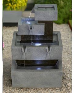 Solar Stacked Troughs Water Feature