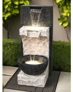 Two Fall Cascade Water Feature