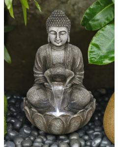 Medium Grey Buddha Water Feature