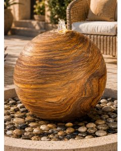 Lunari Rainbow Sandstone 60cm Sphere Water Feature