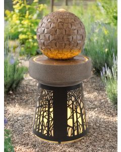 Whiteabbey Sphere on Column Water Feature