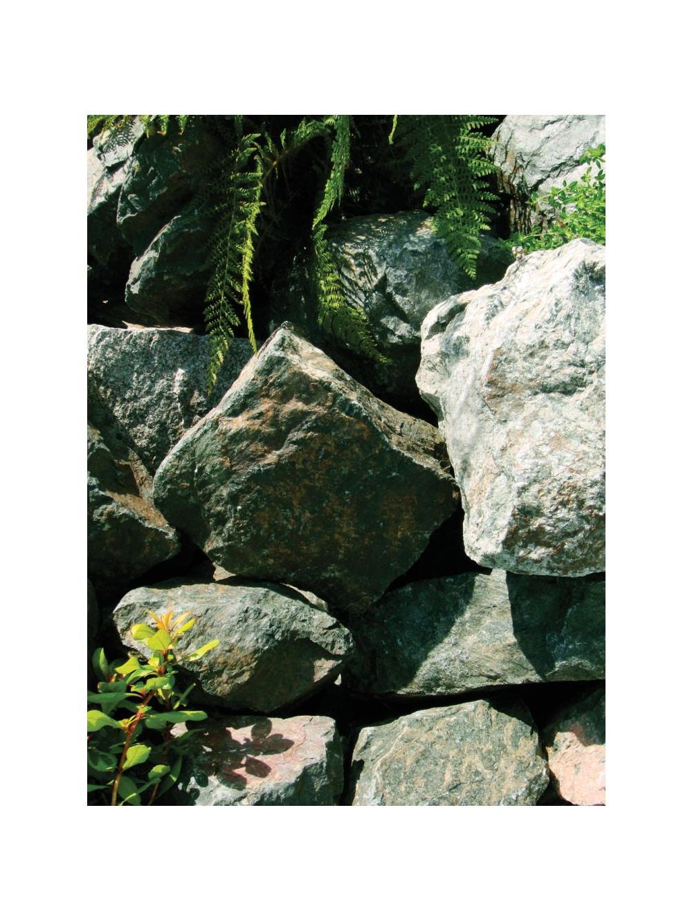 Forest Green Rockery Stone Bulk Pallet - WaterFeatures