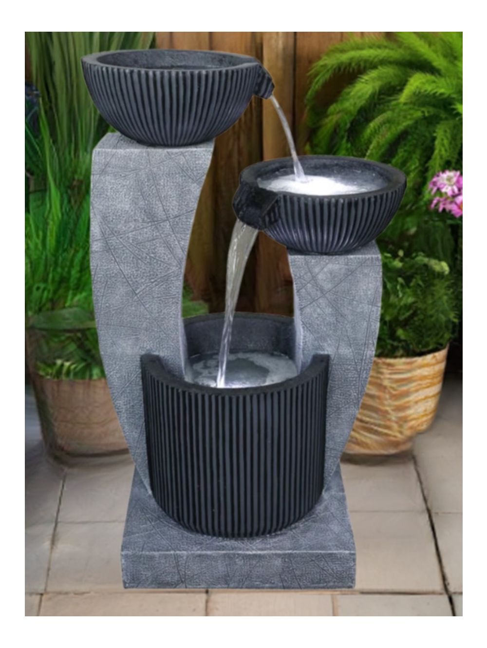 String Water Feature Fall Redbridge Two Fall Water Feature - Waterfeatures.com
