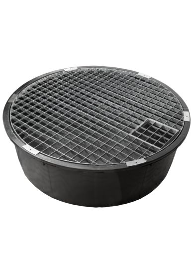 112cm Pebble Pool and Grid Water Feature Reservoir
