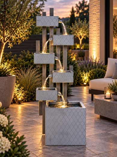 Comber Zinc Metal Water Feature