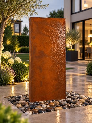 Staffora Corten Steel 1.2m Wall Water Feature