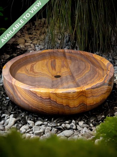Rosara Rainbow Sandstone 70cm Babbling Bowl Water Feature