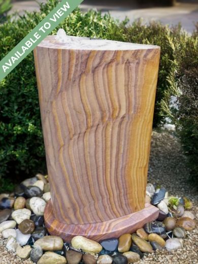 Rainbow Sandstone Angel's Wing Water Feature