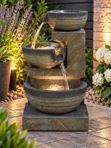 Canterbury Pouring Bowls Water Feature