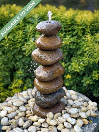 Cascading Pebble Fountain 