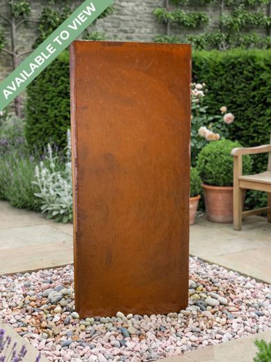 Staffora Corten Steel 1.2m Wall Water Feature