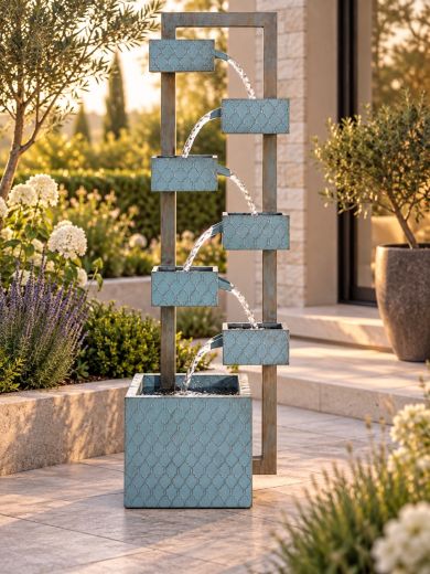 Downpatrick Zinc Metal Water Feature