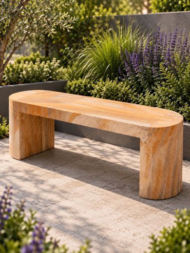 Florence Rainbow Sandstone Bench