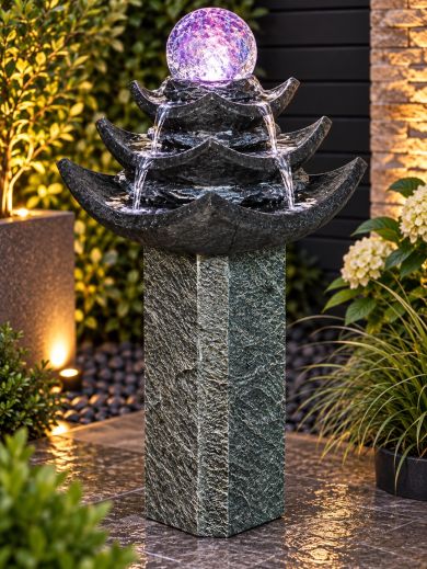 Large LED Crystal Ball Water Feature