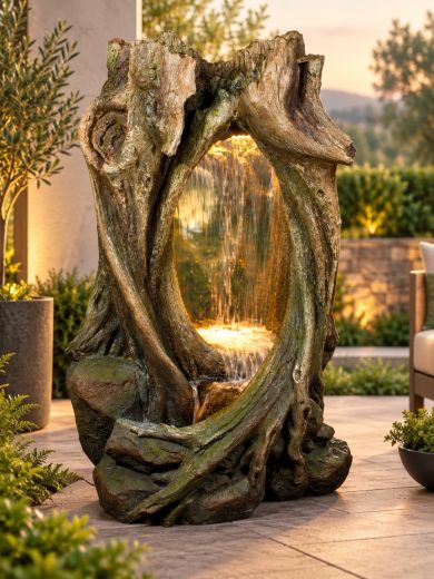 Open Woodland Falls Water Feature
