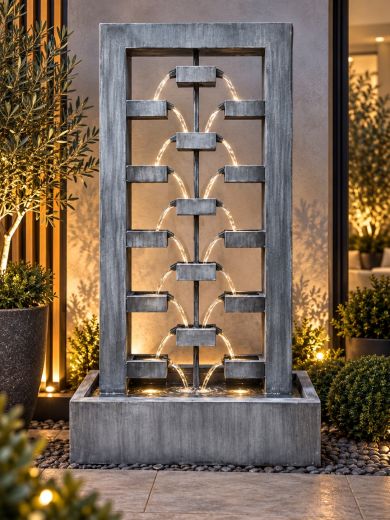 Pavia Zinc Water Feature
