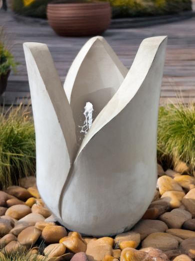 Petal Sandstone Fountain Water Feature