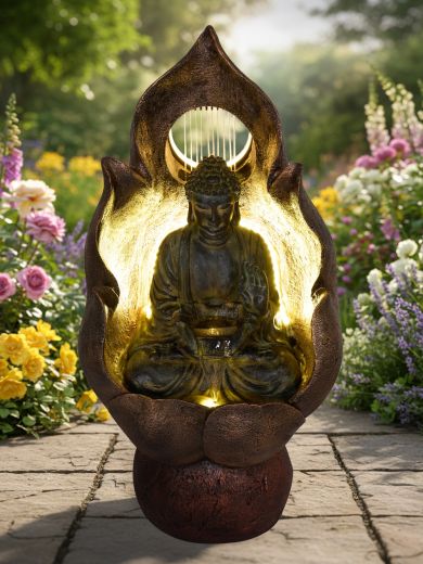 Fintona Lotus Buddha Water Feature