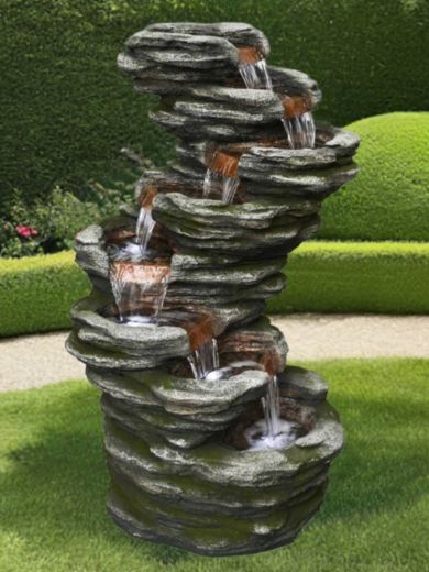 Seven Fall Slate Water Feature