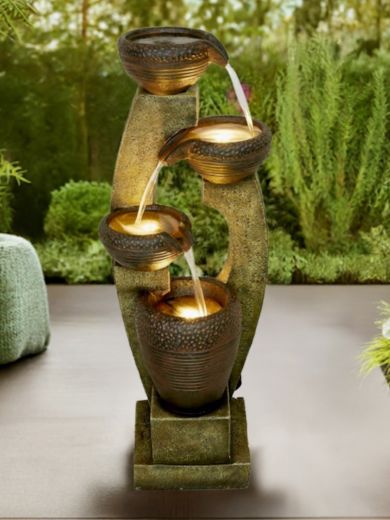 Auburn Pouring Bowls Water Feature