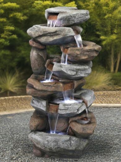Oklahoma Rock Falls 152cm Water Feature