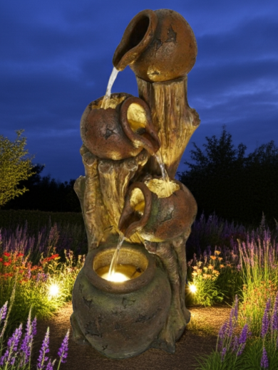 Marlborough Woodland Pots Water Feature