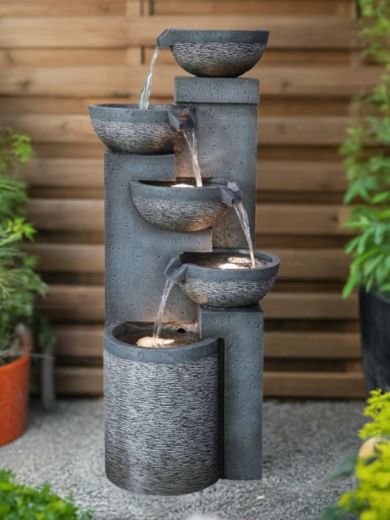 Greenville Pouring Bowls Water Feature