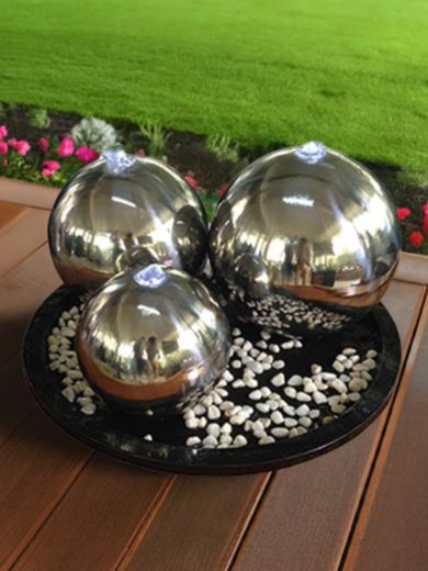 Chennai Stainless Steel Spheres Water Feature