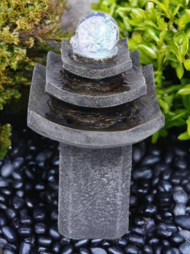 Memphis Spinning Ball Water Feature