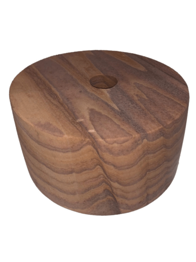 Rainbow Sandstone Drilled Plinth