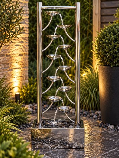 Santiago Stainless Steel Fountain