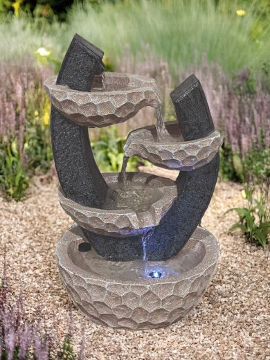 Solar Moorfields Pouring Bowls Water Feature