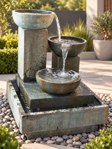 Trio Cascade Fountain
