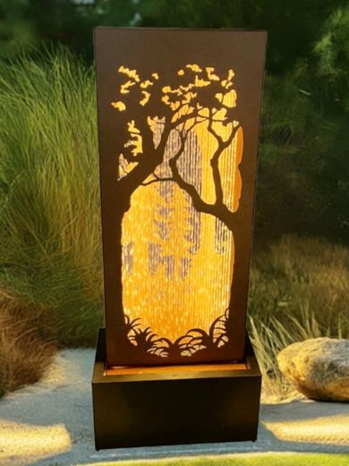 Andria Zinc Metal Water Feature