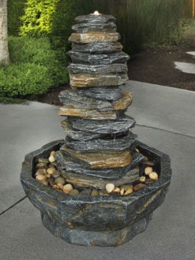 Stacked Slate Monolith