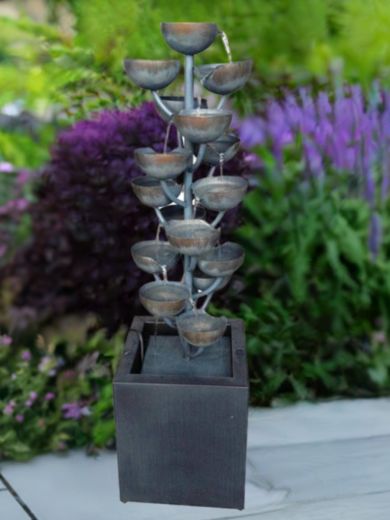 Modena Zinc Metal Water Feature