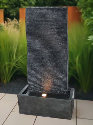 Ramsey Black Wall Water Feature