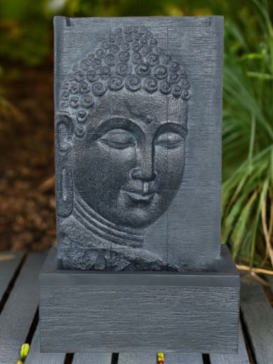 Charcoal Buddha Wall Water Feature