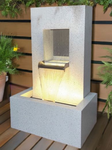 Martos Zinc Metal Water Feature