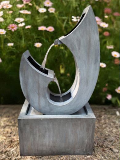 Trento Zinc Metal Water Feature