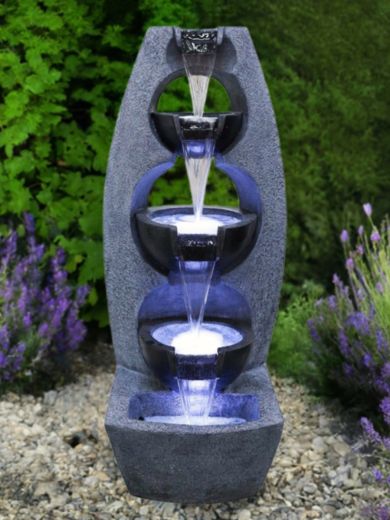 Chester Stacked Bowls Water Feature
