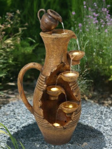 Large Open Handle Urn Water Feature